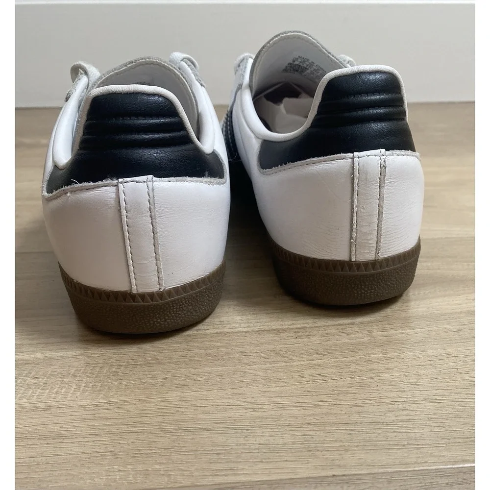 Adidas Samba OG Low White/Black/Gum Men's Size 8
